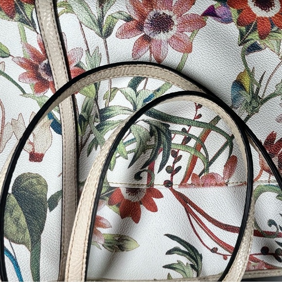 Dana Buchman floral leather tote - Picture 5 of 5